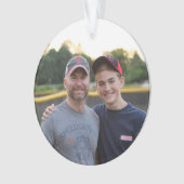 kundenspezifische/personalisierte Fotoverzierung - Ornament (Vorderseite)