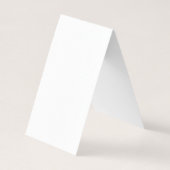 Kundenspezifische personalisierte gefaltete visitenkarten (Rückseite)