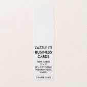 Kundenspezifische personalisierte gefaltete visitenkarten (Außenseite Aufgefaltet)