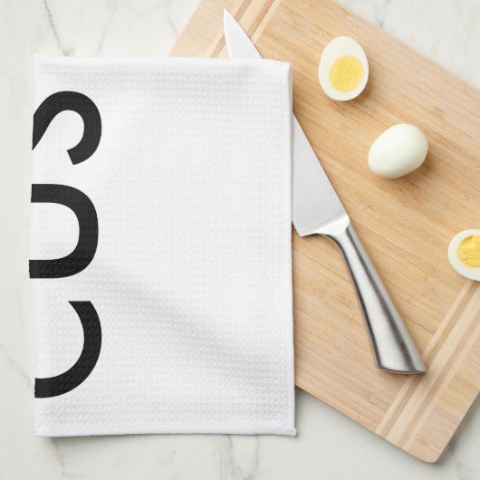 Kundenspezifische personalisierte geschirrtuch (Viertel Falte)