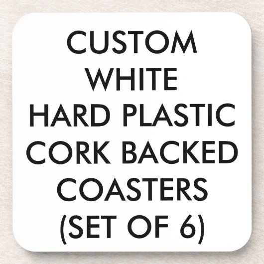 Kundenspezifische personalisierte getränkeuntersetzer (Vorderseite)