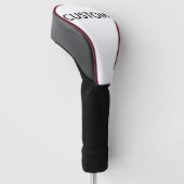 Kundenspezifische personalisierte golf headcover (angewinkelt)
