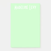 Kundenspezifische personalisierte grüne Post-It Post-it Klebezettel (Vorderseite)