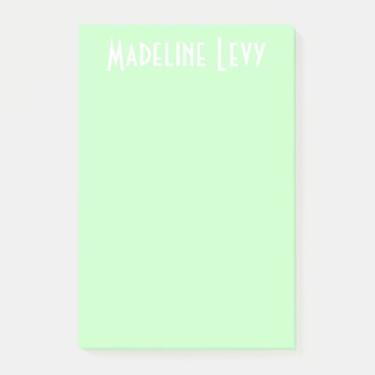 Kundenspezifische personalisierte grüne Post-It Post-it Klebezettel (Vorderseite)