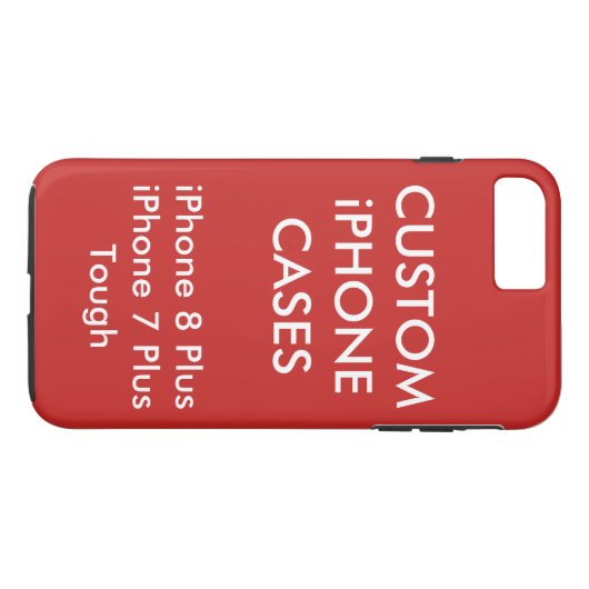 Kundenspezifische personalisierte iPhone 8 starker Case-Mate iPhone Hülle (Rückseite (Horizontal))