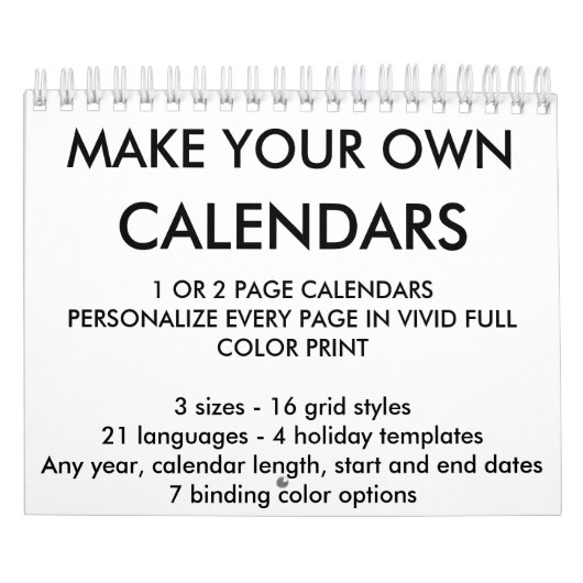 Kundenspezifische personalisierte kalender (Titelbild)