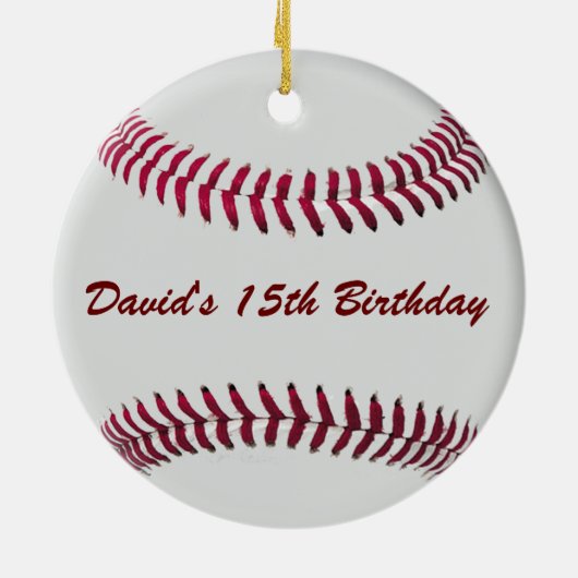 Kundenspezifische personalisierte keramikornament (Hinten)