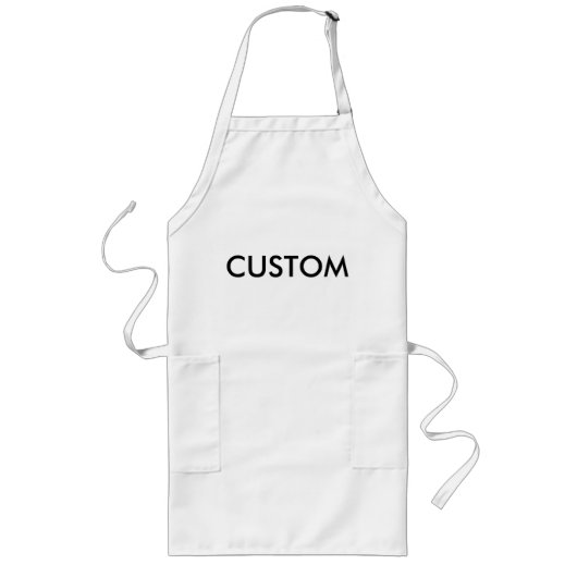 Kundenspezifische personalisierte lange schürze (Vorne)