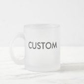 Kundenspezifische personalisierte mattglastasse (Links)