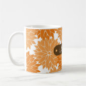 Kundenspezifische personalisierte orange kaffeetasse (Links)