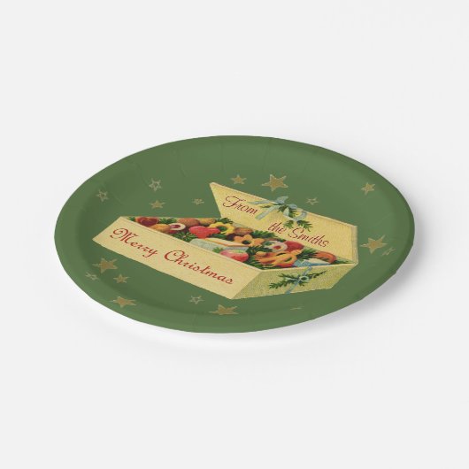 Kundenspezifische personalisierte pappteller (Schrägansicht)