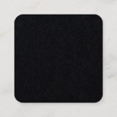 Kundenspezifische personalisierte quadratische visitenkarte (Rückseite)