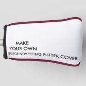 Kundenspezifische personalisierte rote golf headcover (Vorderseite)