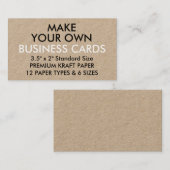 Kundenspezifische personalisierte visitenkarte (Vorne/Hinten)