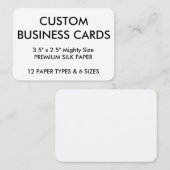 Kundenspezifische personalisierte visitenkarte (Vorne/Hinten)