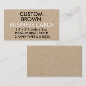 Kundenspezifische personalisierte visitenkarte (Vorne/Hinten)