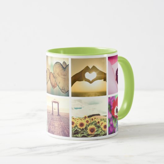 Kundenspezifische persönliche Fotos Tasse (VorderseiteRechts)