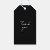 Kundenspezifische Photo Hochzeit  Geschenkanhänger (Rückseite)