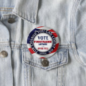 Kundenspezifische politische Knopf USA-Flagge Button (Beispiel)