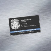 Kundenspezifische Polizeiabteilung Thin Blue Line  Magnetische Visitenkarte (Beispiel)