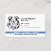 Kundenspezifische Polizeiabteilung Thin Blue Line Visitenkarte (Vorderseite)