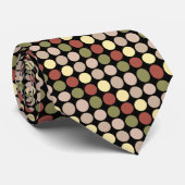 Kundenspezifische Polka-Punkt-Krawatte Krawatte (Gerollt)