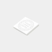 Kundenspezifische Post-it-Hinweise für das Round-B Post-it Klebezettel (angewinkelt)