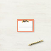 Kundenspezifische Post-it Klebezettel (Auf Schreibtisch)