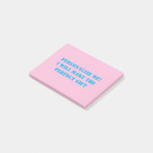 Kundenspezifische Post, lustige Post, Notizen, Pos Post-it Klebezettel (angewinkelt)