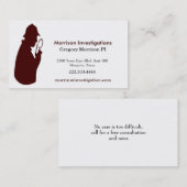 Kundenspezifische private visitenkarte (Vorne/Hinten)