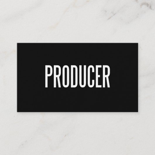 Kundenspezifische Produzent-Visitenkarte Visitenkarte (Vorderseite)