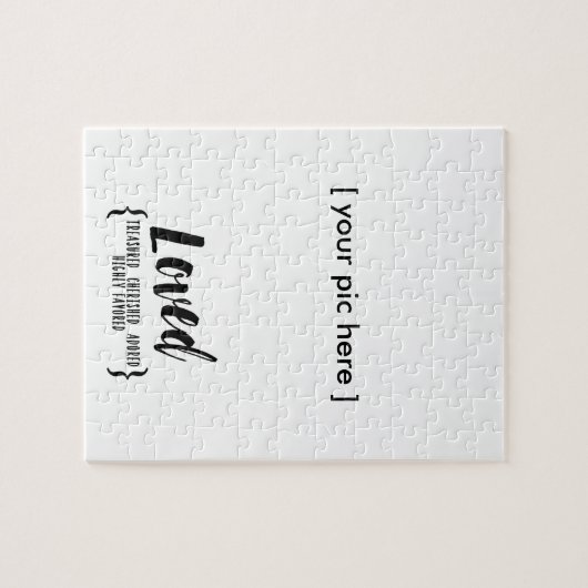 Kundenspezifische Puzzlespielschablone des Puzzle (Horizontal)