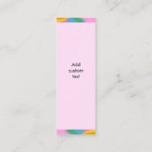 kundenspezifische QD-Lesezeichen-Karte Mini Visitenkarte (Rückseite)