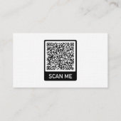 Kundenspezifische QR Code Business Card Ihr eigene Visitenkarte (Rückseite)