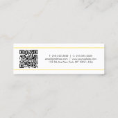 Kundenspezifische QR-Code Firmenlogo Name des Mita Telefonnummerkarte (Rückseite)