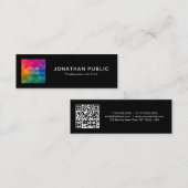 Kundenspezifische QR-Code Firmenlogo Name des Mita Telefonnummerkarte (Vorne/Hinten)