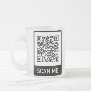 Kundenspezifische QR-Code-Geschäfte Mattglastasse