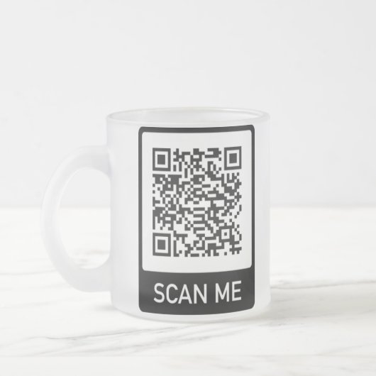 Kundenspezifische QR-Code-Geschäfte Mattglastasse (Links)