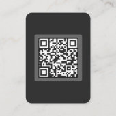 Kundenspezifische QR-Code-Profile-Foto-Visitenkart Visitenkarte (Rückseite)