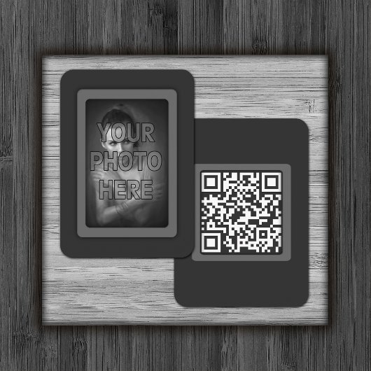 Kundenspezifische QR-Code-Profile-Foto-Visitenkart Visitenkarte
