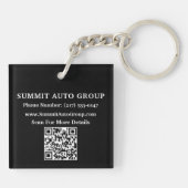 Kundenspezifische QR-Code-Werbeaktion für Autos od Schlüsselanhänger (Rückseite)