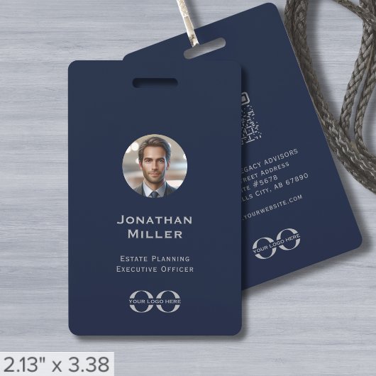 Kundenspezifische QR-Foto-Logo-Mitarbeiter-ID Ausweis