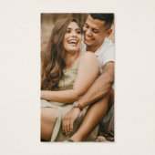 Kundenspezifische QR-Foto-Logo-Visitenkarten (Rückseite)