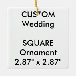 Kundenspezifische QUADRATISCHE Keramik-hängende Keramikornament