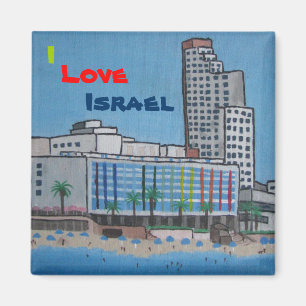 Kundenspezifische quadratische Magnet I Liebe