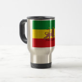 Kundenspezifische Rastafarian Flagge von Reisebecher (Vorderseite Links)