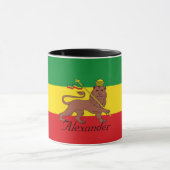 Kundenspezifische Rastafarian Flagge von Tasse (Zentrum)