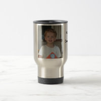 Kundenspezifische Reise-Tasse mit Bild und Text