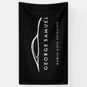 Kundenspezifische Reparatur und modernes Auto im D Banner (Vertikal)