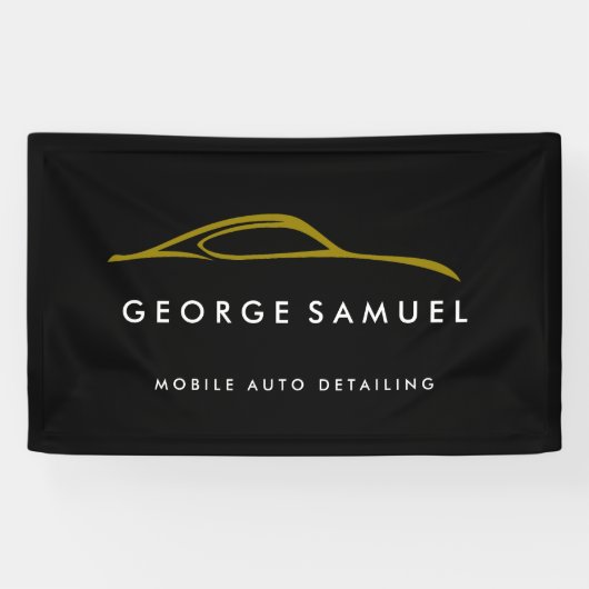 Kundenspezifische Reparatur und modernes Auto im D Banner (Horizontal)